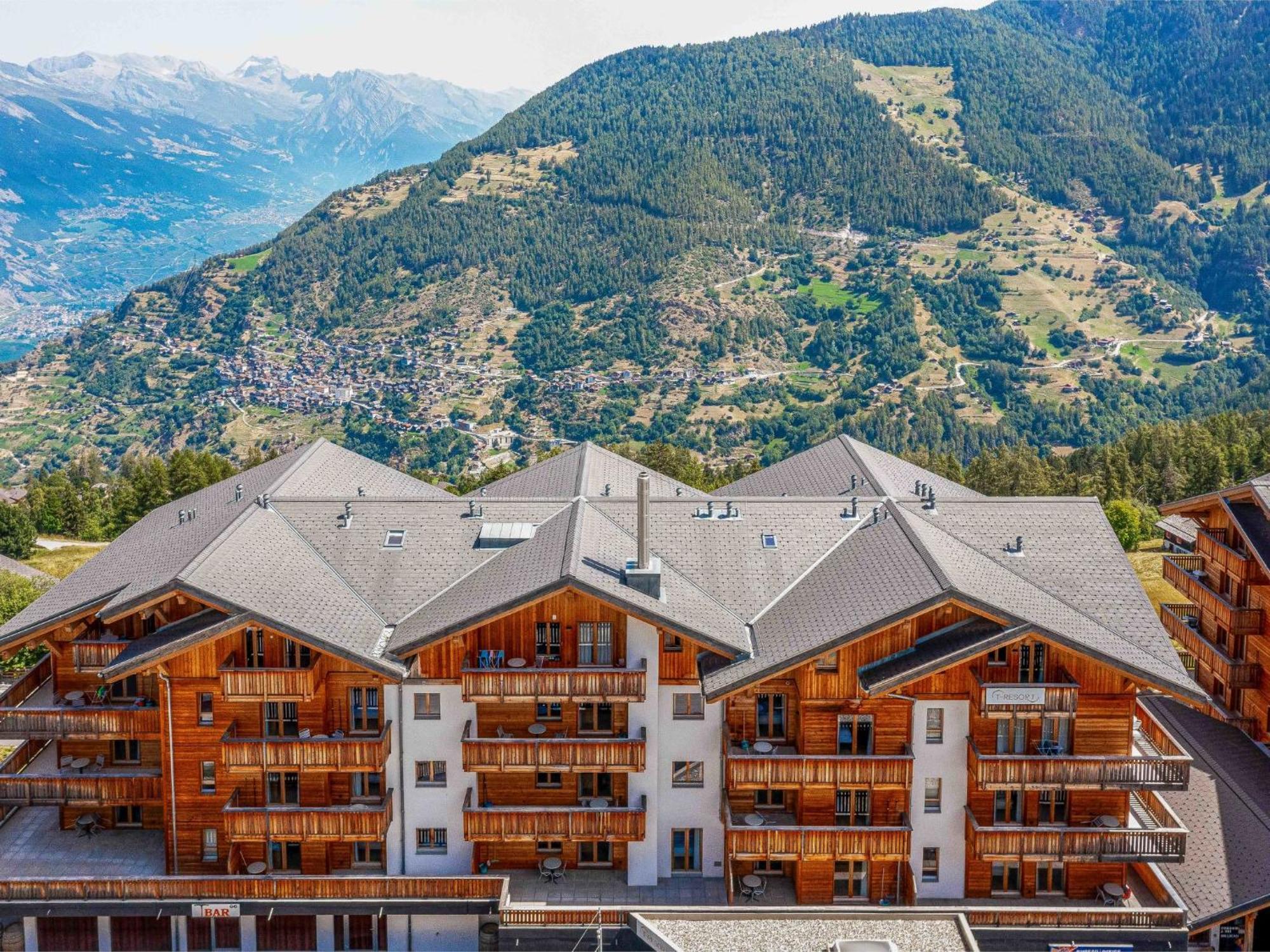 Apartment T-Resort La Tzoumaz 3p6 vue vallée Kültér fotó